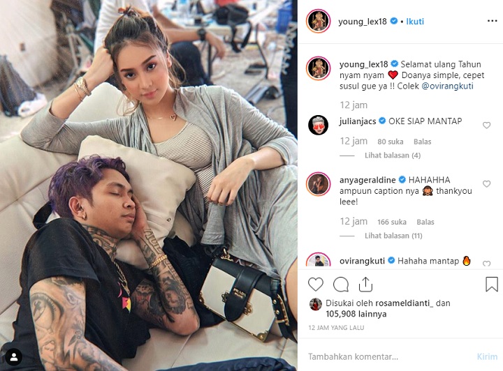 Komentar Anya Geraldine