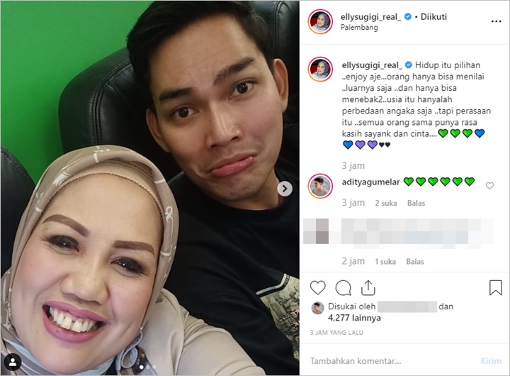 Ely Sugigi dan Aditya Gumelar
