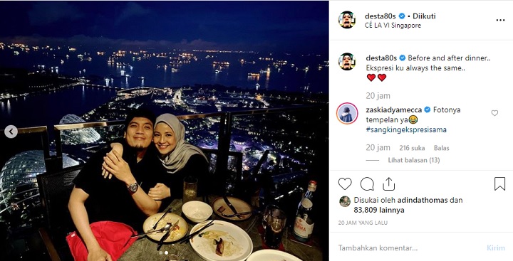 Komentar Zaskia Adya Mecca