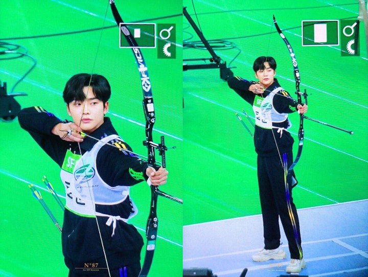 Kemampuan Memanah Rowoon SF9 Saat Syuting ISAC 2020 Spesial Imlek