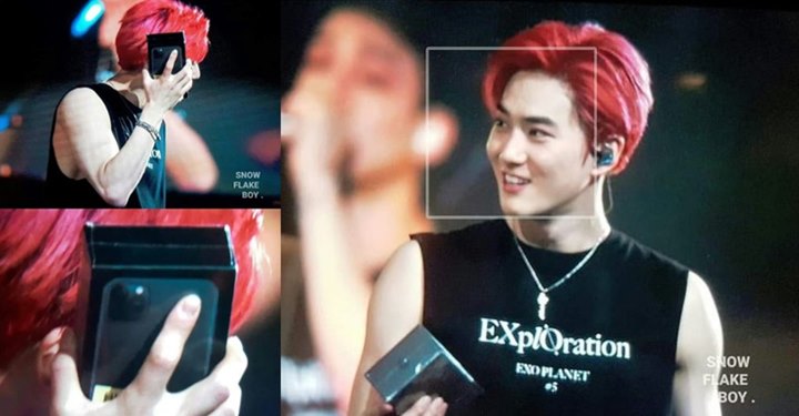 Suho Kaget Tak Percaya Dilempar iPhone 11 Saat Konser EXO di Malaysia