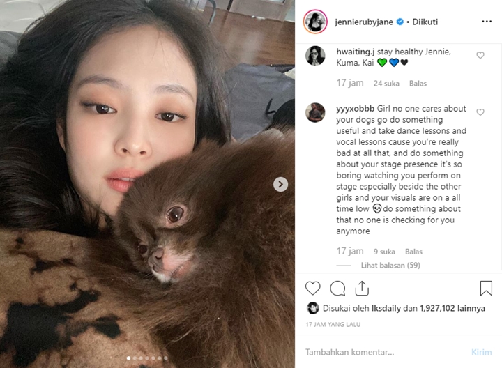 Jennie BLACKPINK Diceramahi Netizen Julid, Lagi-Lagi Singgung Soal Malas Dance