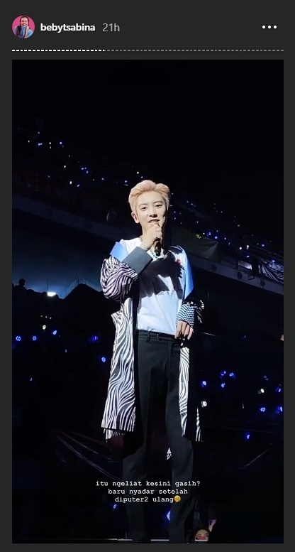 Beby Tsabina Merasa Chanyeol Memandanginya Saat Datangi Konser EXO di Malaysia