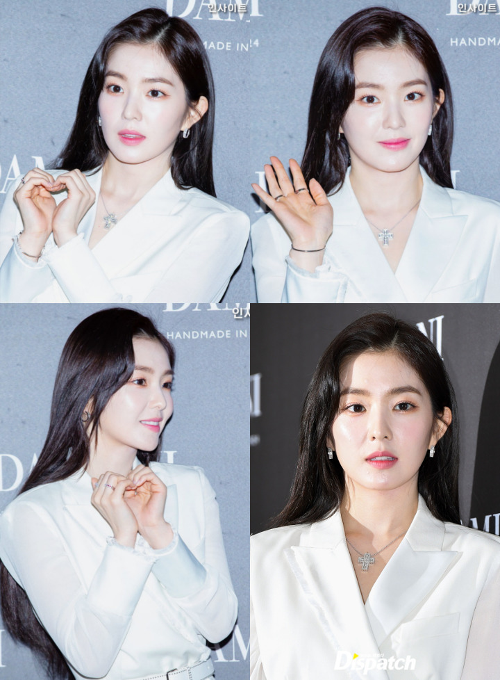 Terlalu Putih, Alas Bedak Tebal Irene Red Velvet di Event Perhiasan Kena Julid