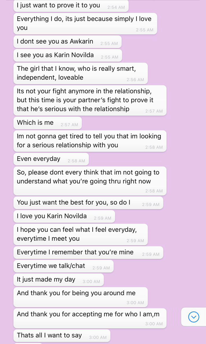 Chat Awkarin dengan Putra Wishnutama
