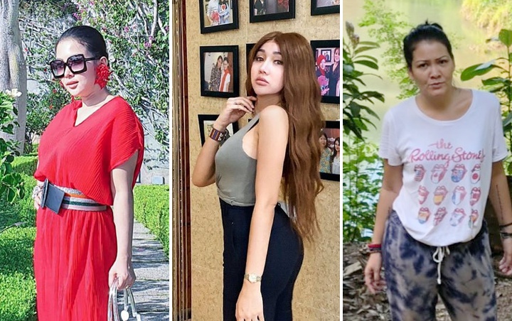Reaksi Syahrini-Lucinta Luna Usai Ditegur Melanie Subono Karena Pakai Baju Diduga dari Bulu Hewan
