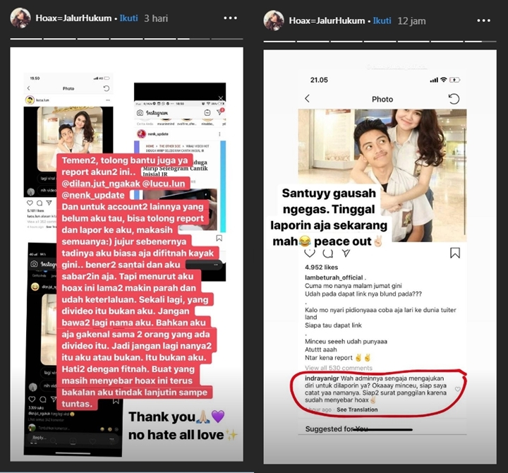 Selebgram Indrayani Rusady Bantah Jadi Wanita di Video Syur yang Viral, Ancam Bakal Lapor Polisi