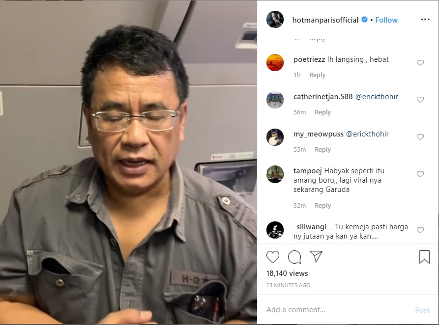 Hotman Paris Beber Soal Pramugari Digrounded Pimpinan Garuda Karena Sebar Foto Oplas Simpanannya