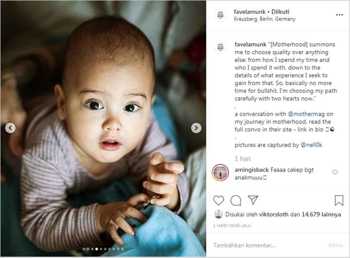 Fahrani Akhirnya Ungkap Wajah Tampan dan Beber Makna Nama Unik Sang Anak, Matahari Biru
