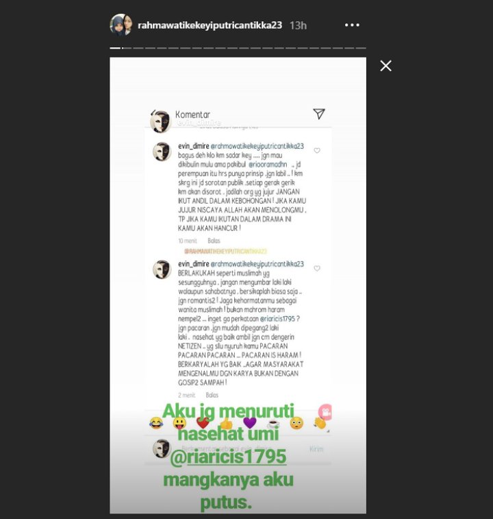 InstaStory Kekeyi