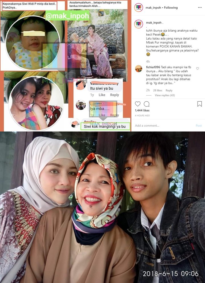 Siwi Widi dan Ibunda