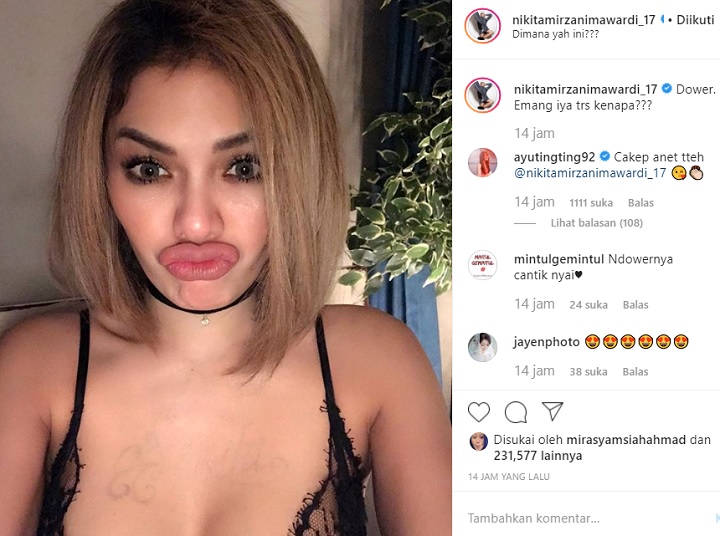 Komentar Ayu Ting Ting di Postingan Nikita Mirzani