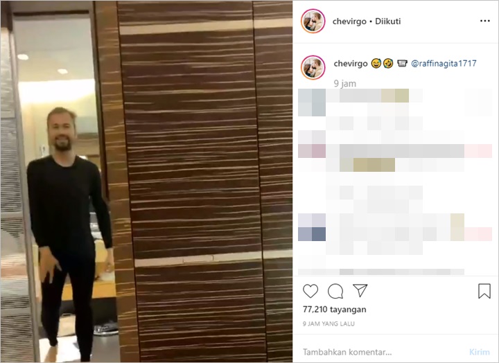 Kelakuan Ganjen Raffi Ahmad Direkam oleh Nagita Slavina 