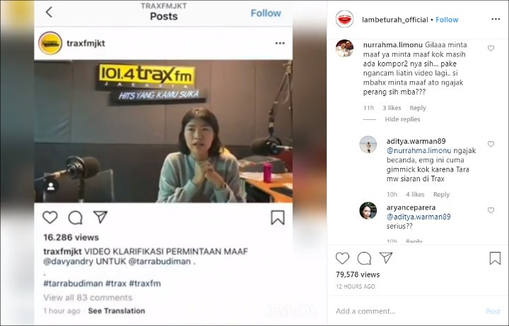 Pihak Radio Minta Maaf, Tara Budiman Disebut Cuma Gimmick Karena Diduga Ada Jadwal Siaran