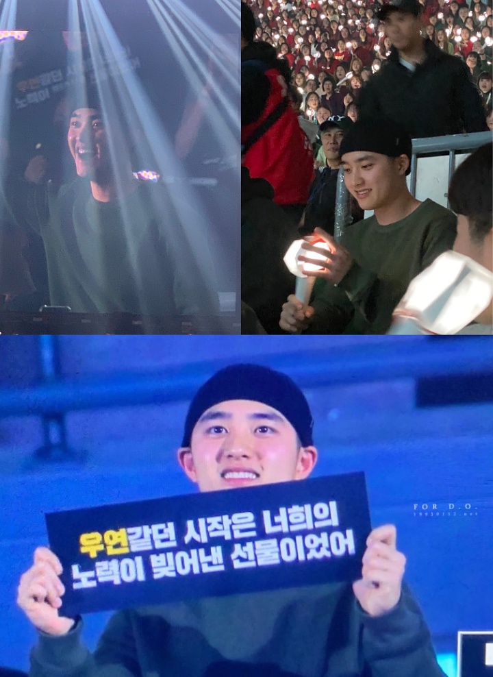 D.O Kejutkan Fans Muncul Di Konser EXO Saat Libur Wamil, Senyum Bahagia Sukses Jadi Obat Kangen