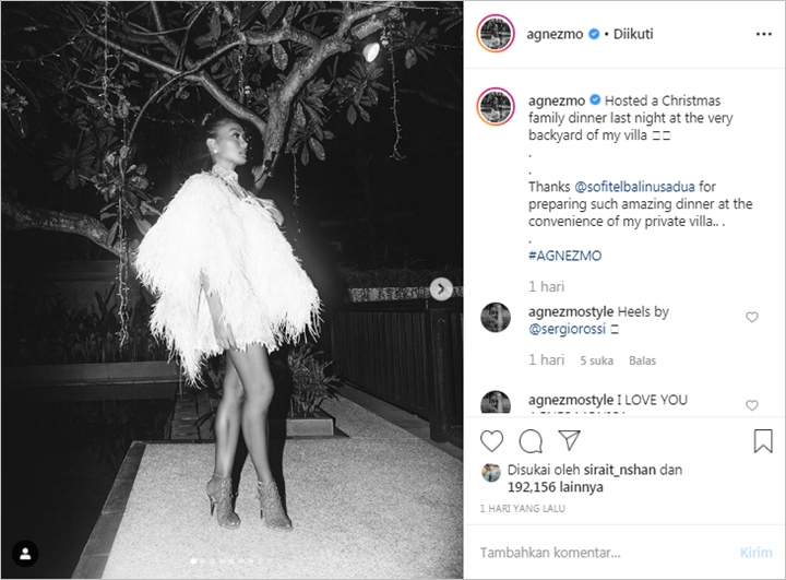 Agnez Mo Boyong Keluarga Liburan di Bali, Sewa Vila Mewah Seharga Rp 40 Juta Per Malam?