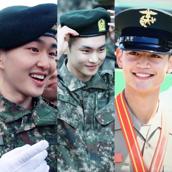 Onew, Key dan Minho SHINee