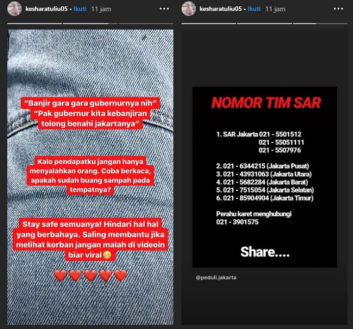 Kesha Ratuliu Tanggapi Soal Anies Baswedan Disalahkan Gara-Gara Banjir Jakarta