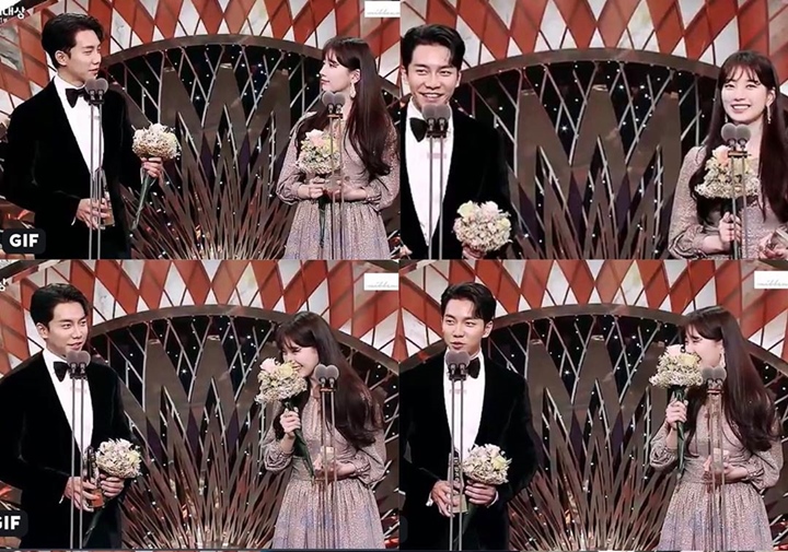 SBS Drama Awards 2019: Lee Seung Gi Gombali Suzy Saat Menang Best Couple