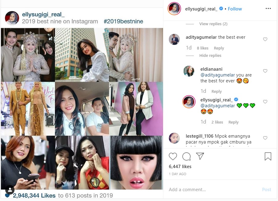 Ely Sugigi Buktikan Kekasih Barunya Lebih Baik Dari Irfan Sbaztian Lewat Ini