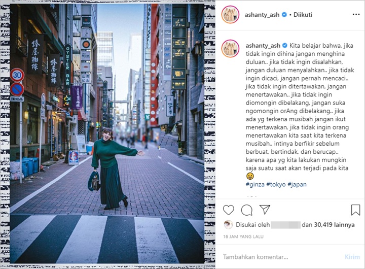 Ashanty dan Renungan Bijaknya