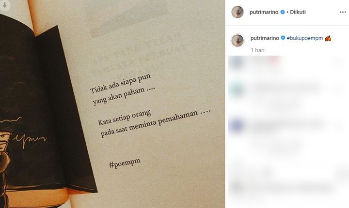 Buku Puisi Putri Marino