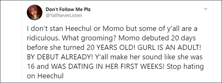 Resmi Pacaran, Fans K-Pop Berang Jarak Usia Momo dan Heechul Jadi Perdebatan