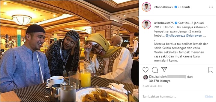 Irfan Hakim dan Ria irawan Serta Julia Perez