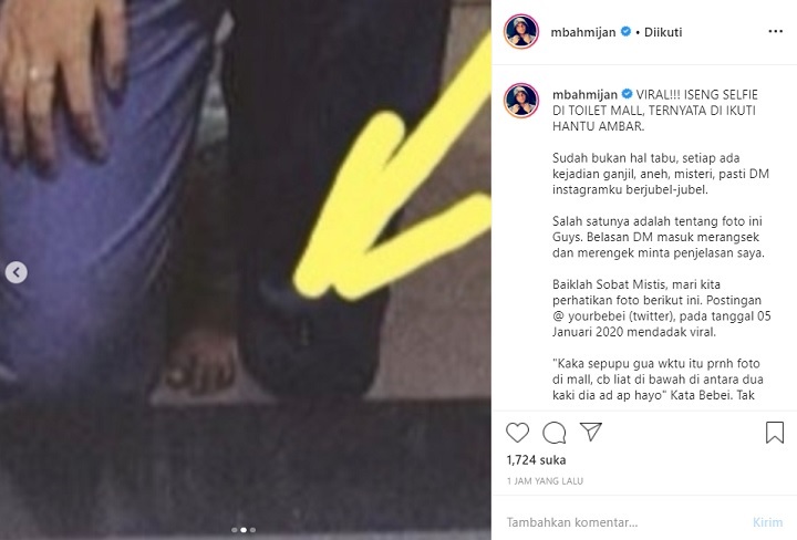 Penampakan Kaki Misterius di Toilet Mal