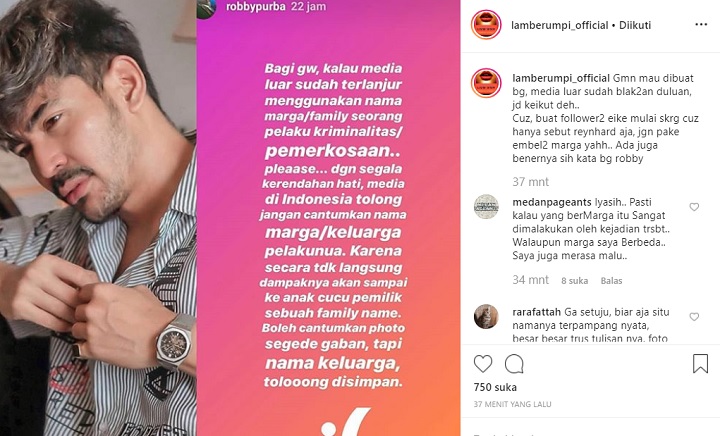 InstaStory Robby Purba
