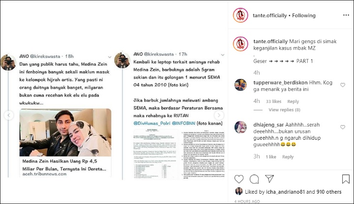 Akun Bongkar Aib Medina