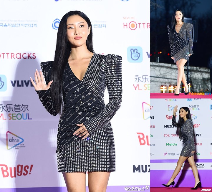 Gaon 2020: Hwasa Umbar Belahan Dada di Red Carpet, ITZY Mencolok Pakai Baju Warna-Warni