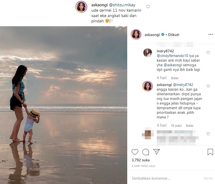Komentar dan Balasan Aska Ongi