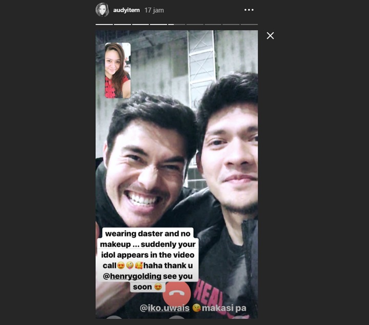 Audy Item dan Henry golding