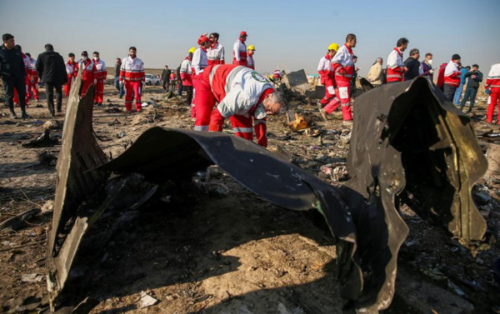 Muncul Dugaan Pesawat Ukraina Yang Jatuh di Iran Akibat Rudal Balasan
