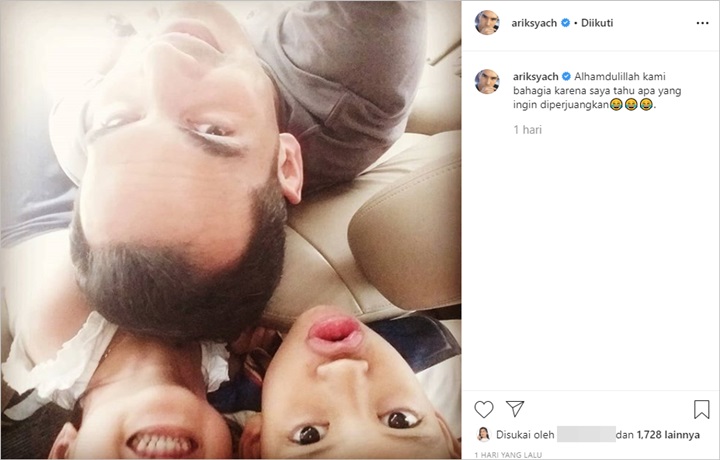 Atalarik Syah Bareng Kedua Anaknya