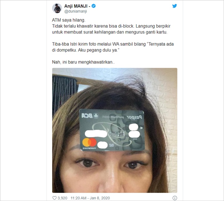 Anji dan Istri