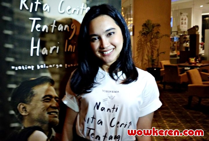 Rachel Amanda di Promo Film 'Nanti Kita Cerita Tentang Hari Ini'