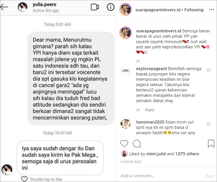 Jawaban Ibunda Frederika