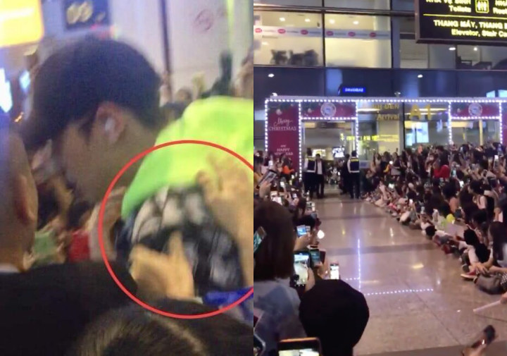 Chanyeol dan Sehun EXO Diserbu hingga Dipegang-Pegang