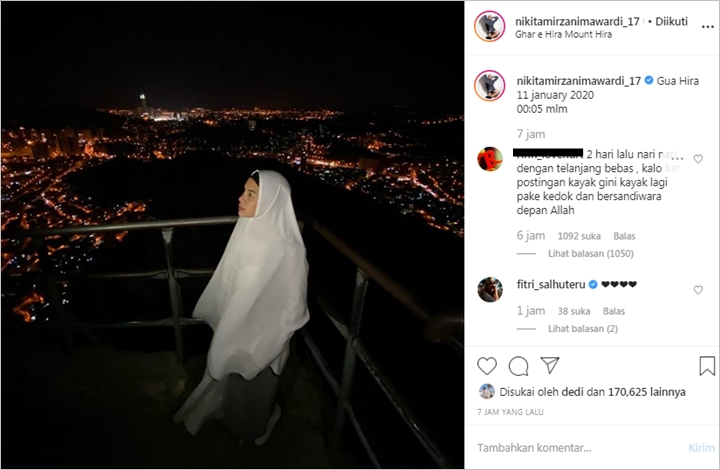 Nikita Mirzani Murka Dituding Cuma Sandiwara Saat Tampil Muslimah Selama Umrah