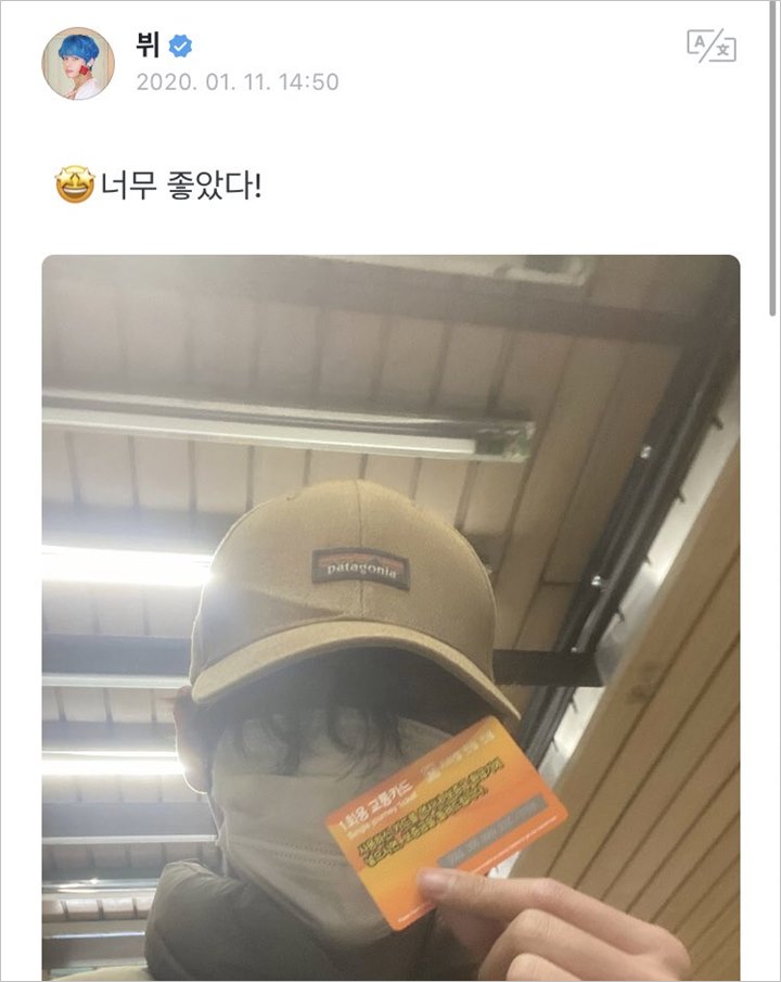 V BTS Santai Naik Subway, Langsung Trending di Medsos