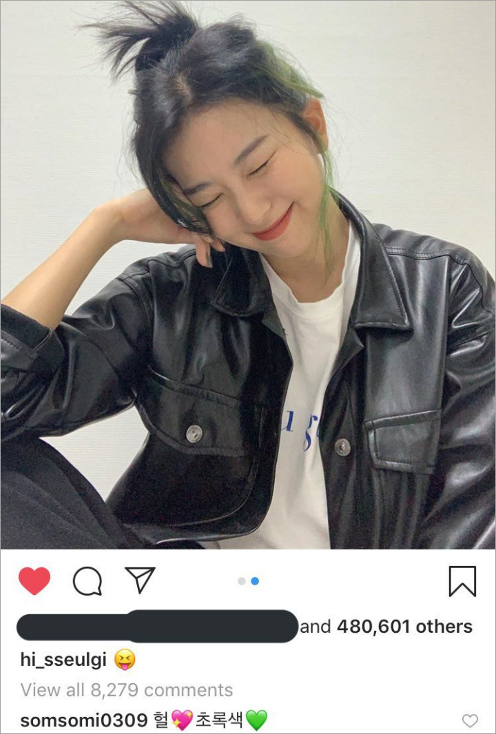 Foto Seulgi Red Velvet Pamer Gaya Rambut Baru Dapat Komentar Ini dari Jeon Somi