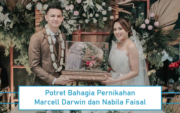 Akad Nikah Hingga Sungkeman, Intip 8 Potret Bahagia Pernikahan Marcell Darwin dan Nabila Faisal