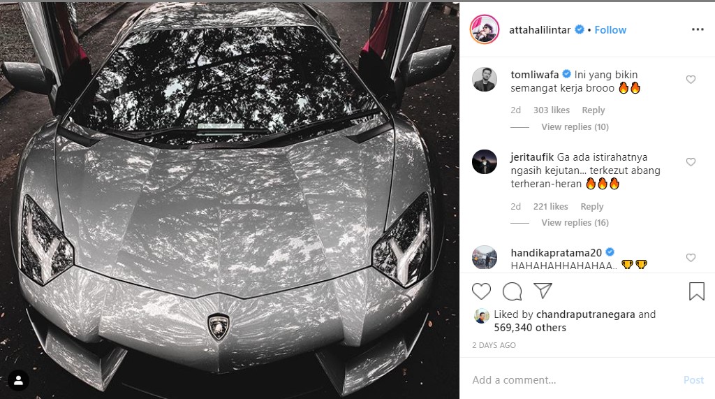 Atta Halilintar Pamer Mobil Mewah Hasil Endorse Tuai Respon Begini