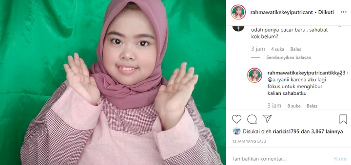 Komentar Rahmawati Kekeyi Soal Pacar Baru Rio Ramadhan