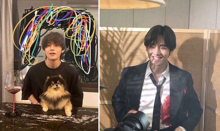 V BTS Main Medsos Sambil Mabuk dan Posting Foto Terlarang, Jin Bertindak 1