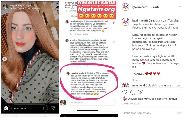 Kembaran Tasya Farasya Kena Nyinyir Akibat Make-Up Tebal, Langsung Balas Menohok