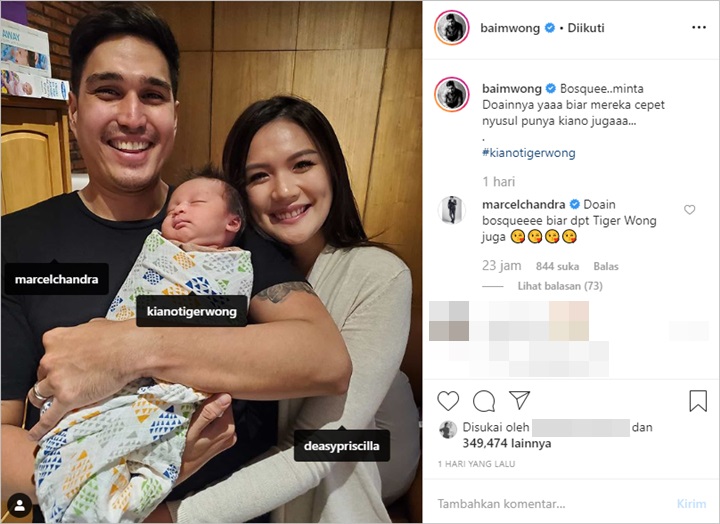 Baim Wong dan Marcel Chandrawinata