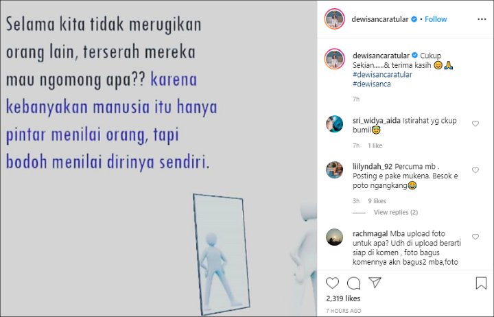 Postingan Dewi Sanca